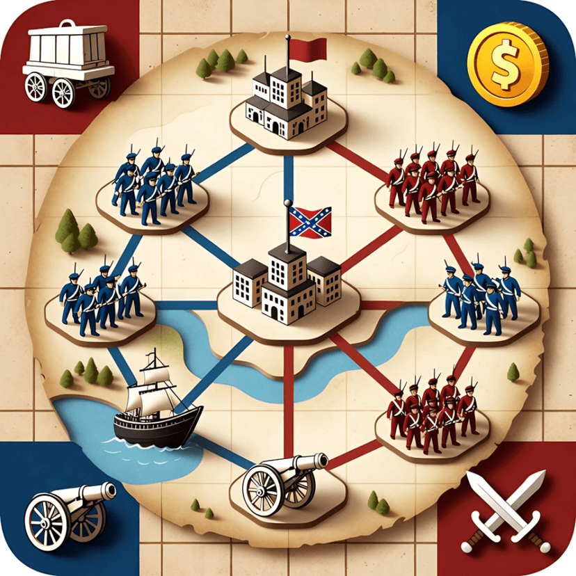 Union & Confederate: 1861